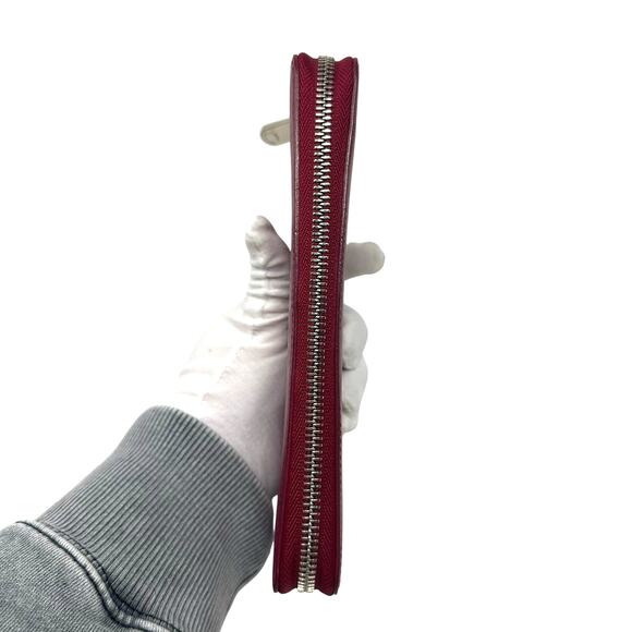 Louis Vuitton LV Epi Leather Zippy Long Wallet Burgundy - Picture 5 of 7